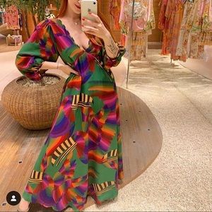 NWT FarmRio FurtaCor Maxi Dress